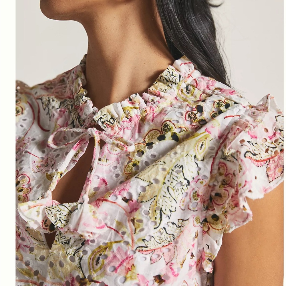 Misa Floral Ruffle Dress - Picture 2 of 8
